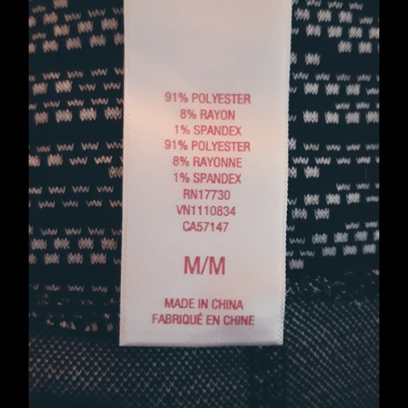 Xhilaration pink stripe accent pencil skirt - Picture 3 of 4